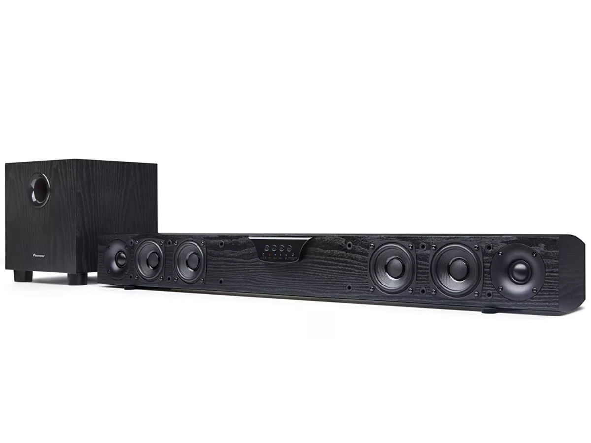 Miniatura Soundbar Pioneer SP-SB23W com Bluetooth e Subwoofer sem Fio