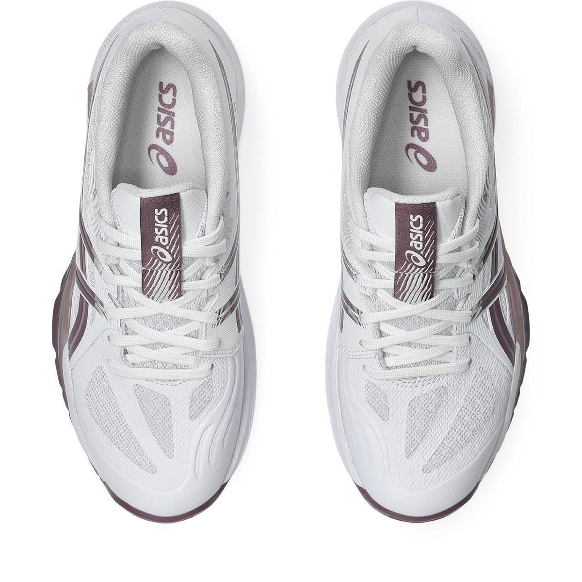 Miniatura Tênis Asics Powerbreak Ff Feminino Branco+Roxo - 35