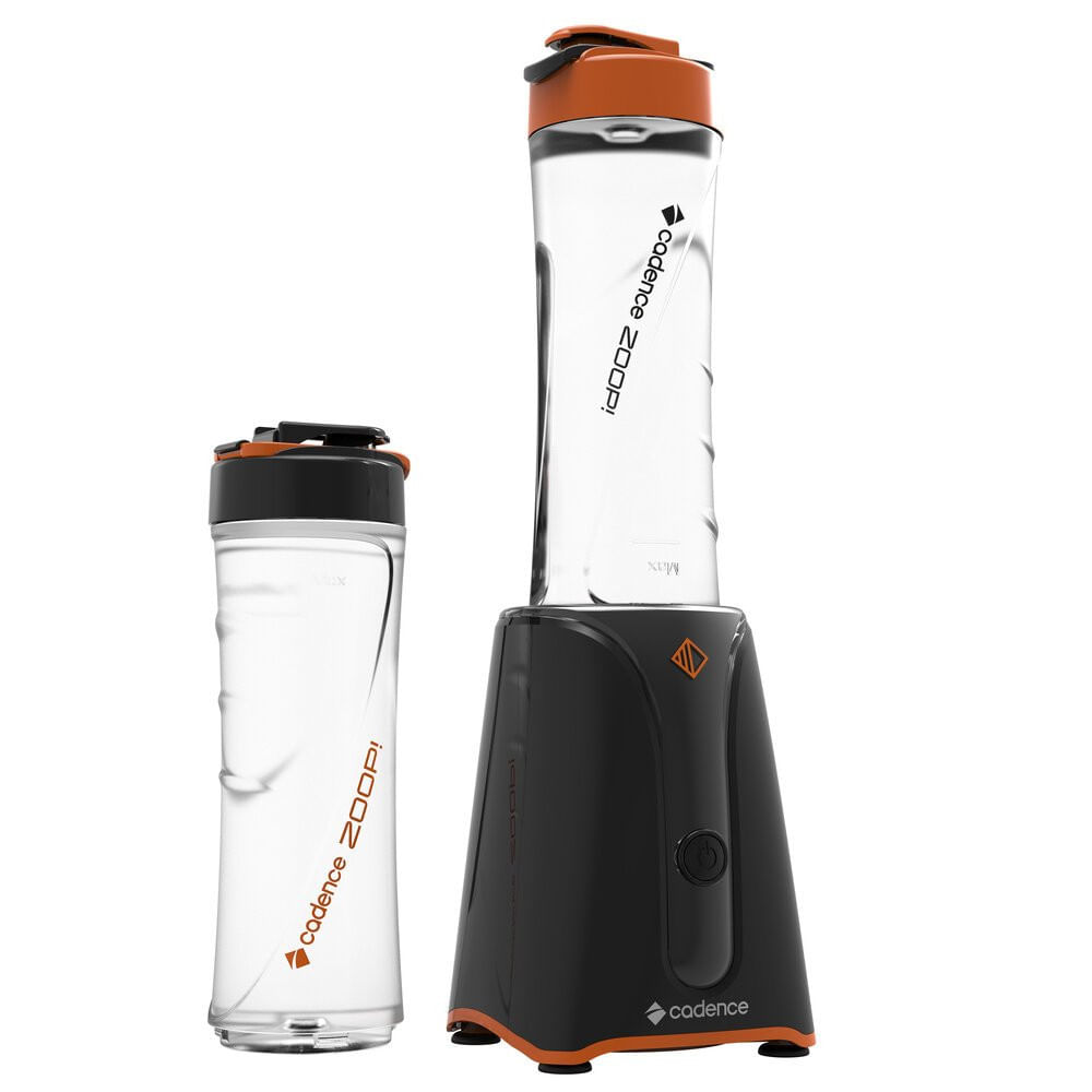 Miniatura Liquidificador Blender Zoop com Jarra Dupla 600W Cadence Preto - 110V