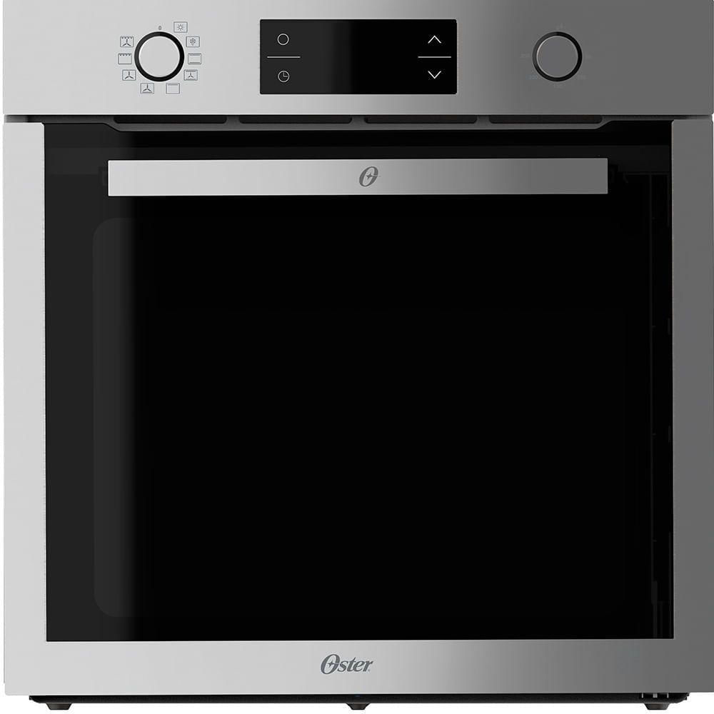 Miniatura Forno De Embutir Elétrico Oster Semi Digital Black Inox 75L 220V