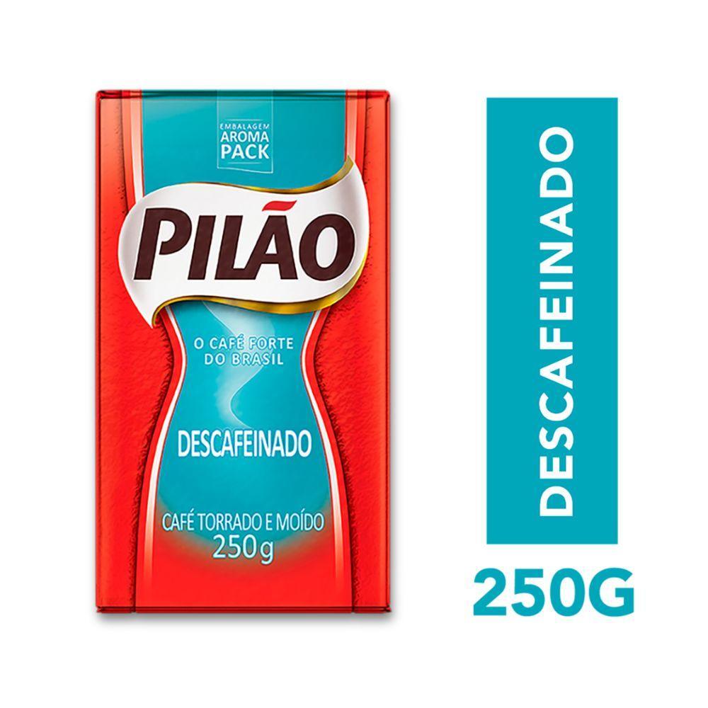 Miniatura Café Pilão Torrado E Moído Descafeinado 20 Pacotes De 250G