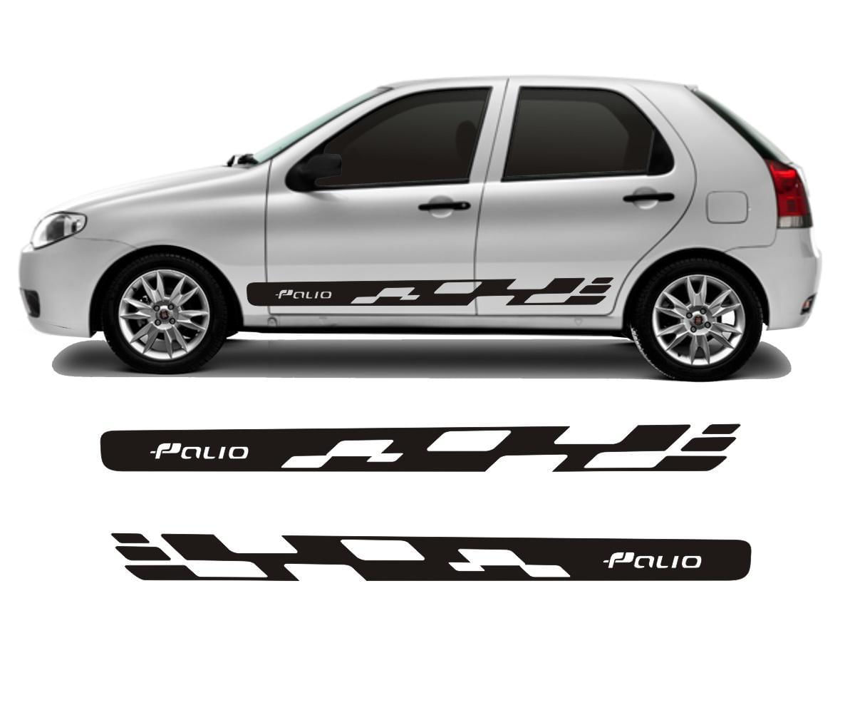Miniatura Adesivo Pálio Faixa Ph1 Lateral 2 E 4 Portas Fire Fita