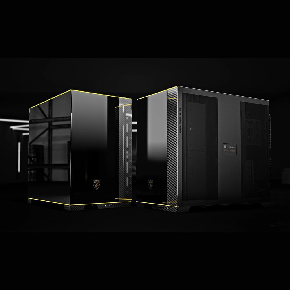 Miniatura Gabinete Lian Li O11 Evo Rgb Lamborghini Pto