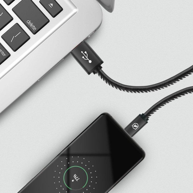 Kit Carregador Portátil Nano Snap Magsafe + Cabo Turbo Militar - USB-A / Tipo C - Gshield