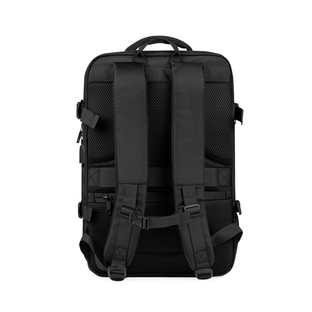 Miniatura Mochila de Viagem Grande Expansível Explore Preta Preto