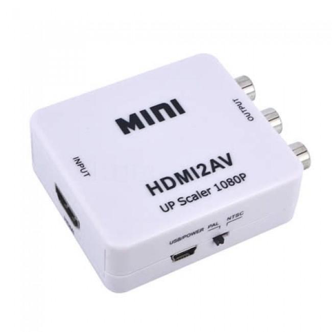 Miniatura Conversor Multimídia Hdmi Para Av (Rca)