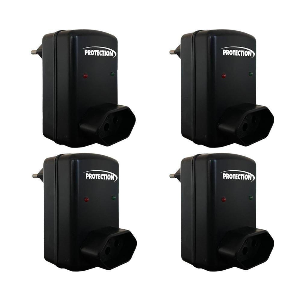 Miniatura Kit 4 Protetores De Tomada Contra Quedas De Energia 127V