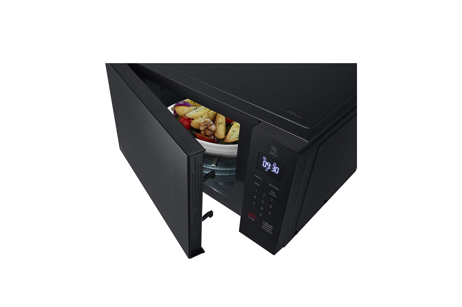 Micro-ondas LG NeoChef 30 litros 127V Preto Limpa Fácil MS3033DS