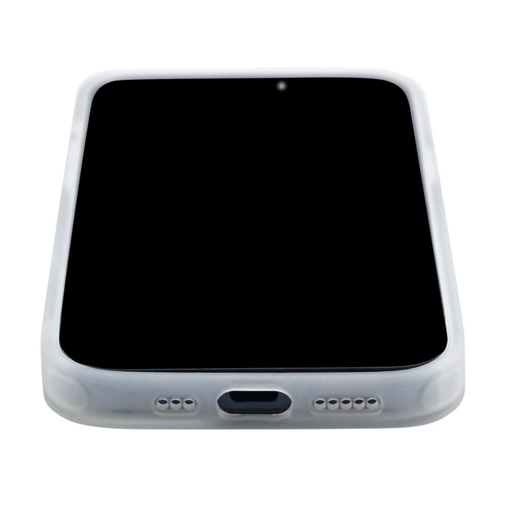 Miniatura Capa iPhone 14 com Proteção de Câmera, Linha Noronha, Branco