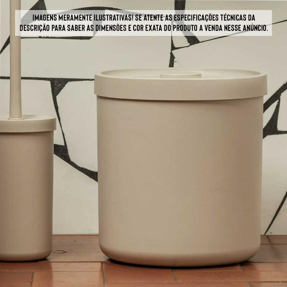 Miniatura 4X Lixeira De Cozinha 6 Litros Ou Bold Verde