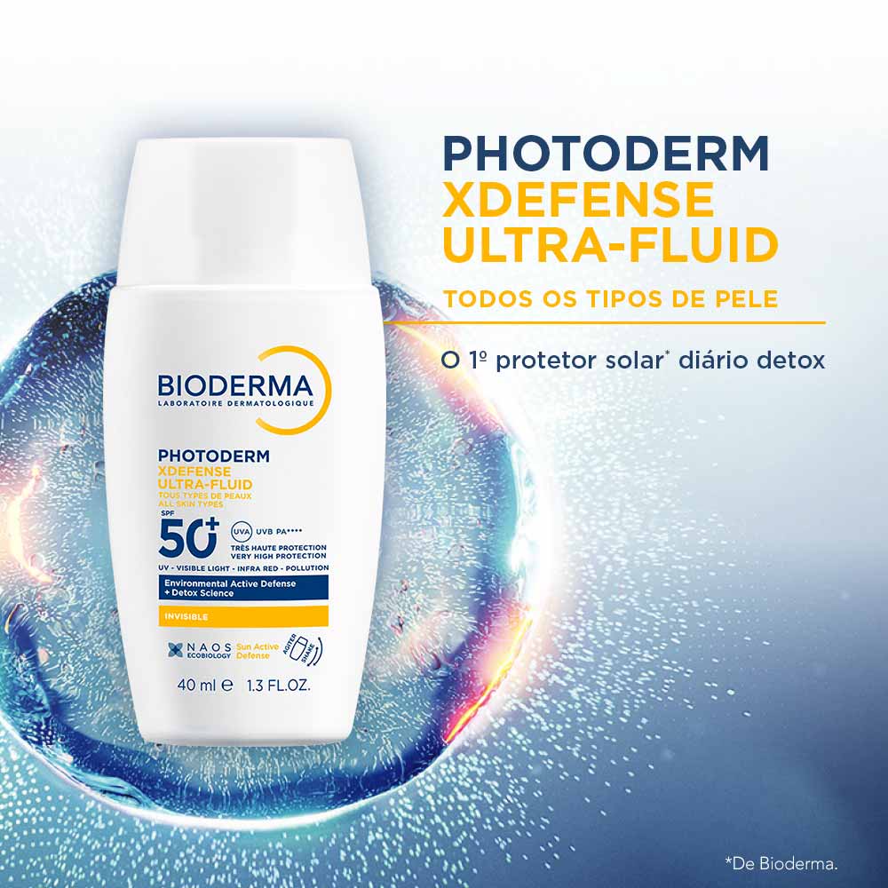 Miniatura Protetor Solar Facial Bioderma Photoderm XDefense Ultra Fluid FPS 60 40ml