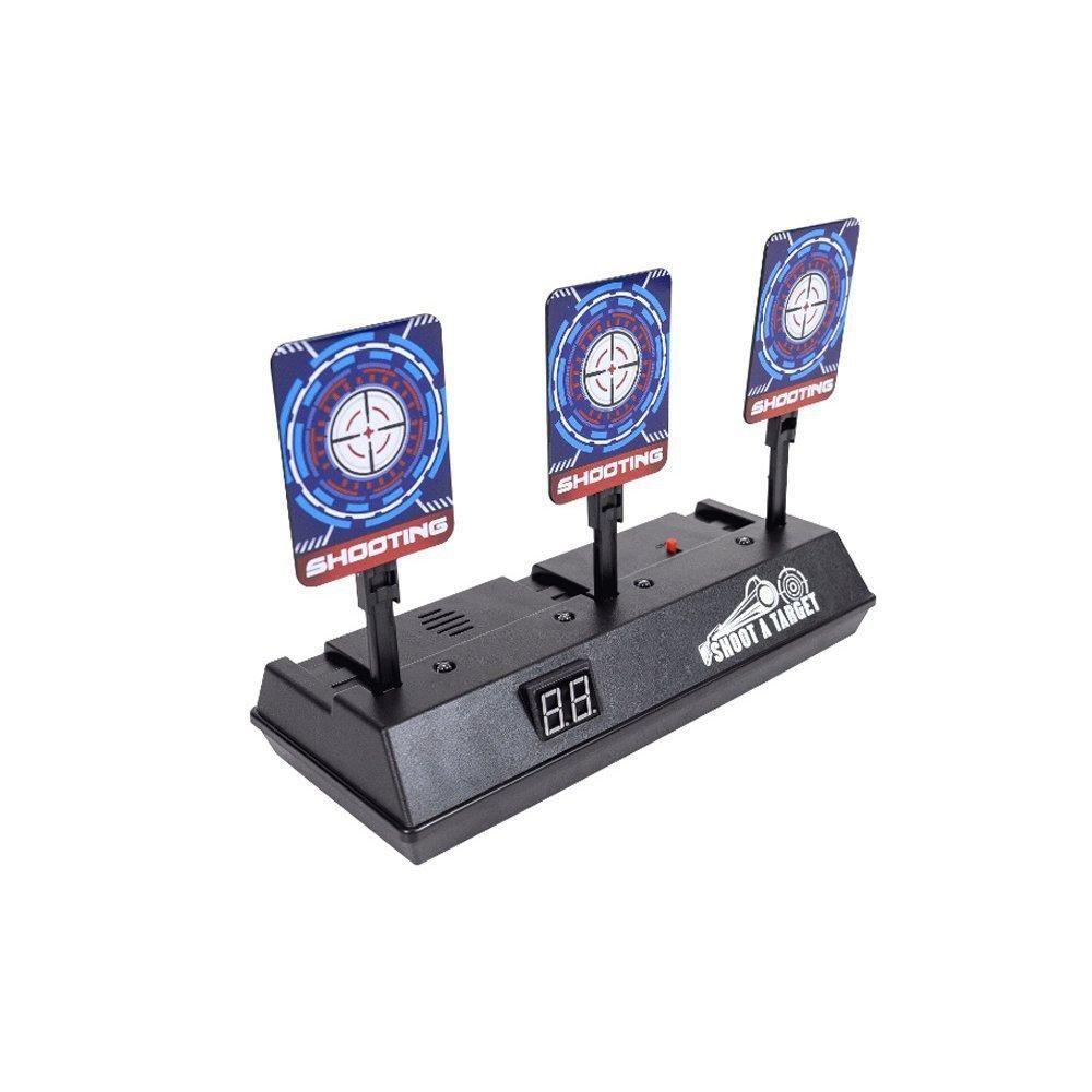 Miniatura Alvo Shoot Target 3 Alvos Eletrônico Para Airsoft - Ross