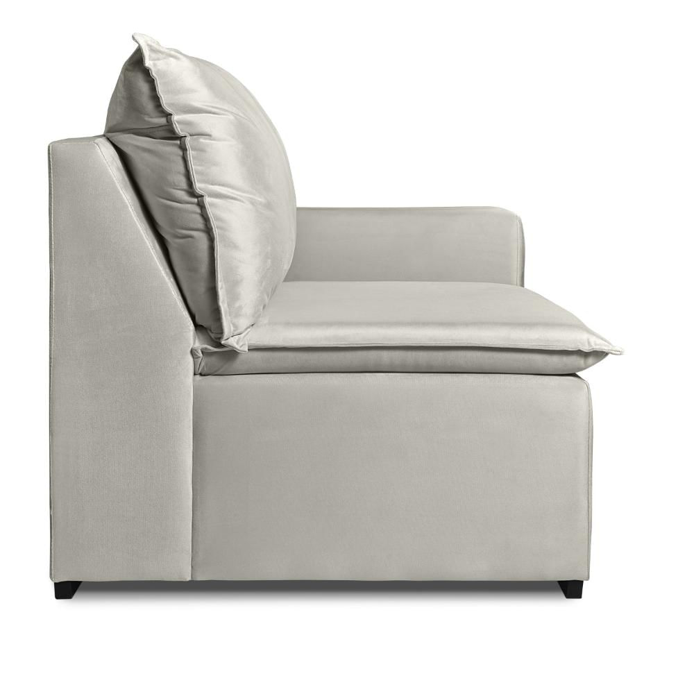 Módulo Braço Esquerdo para Sofá Modular Ibi 105cm CabeCasa MadeiraMadeira Bege