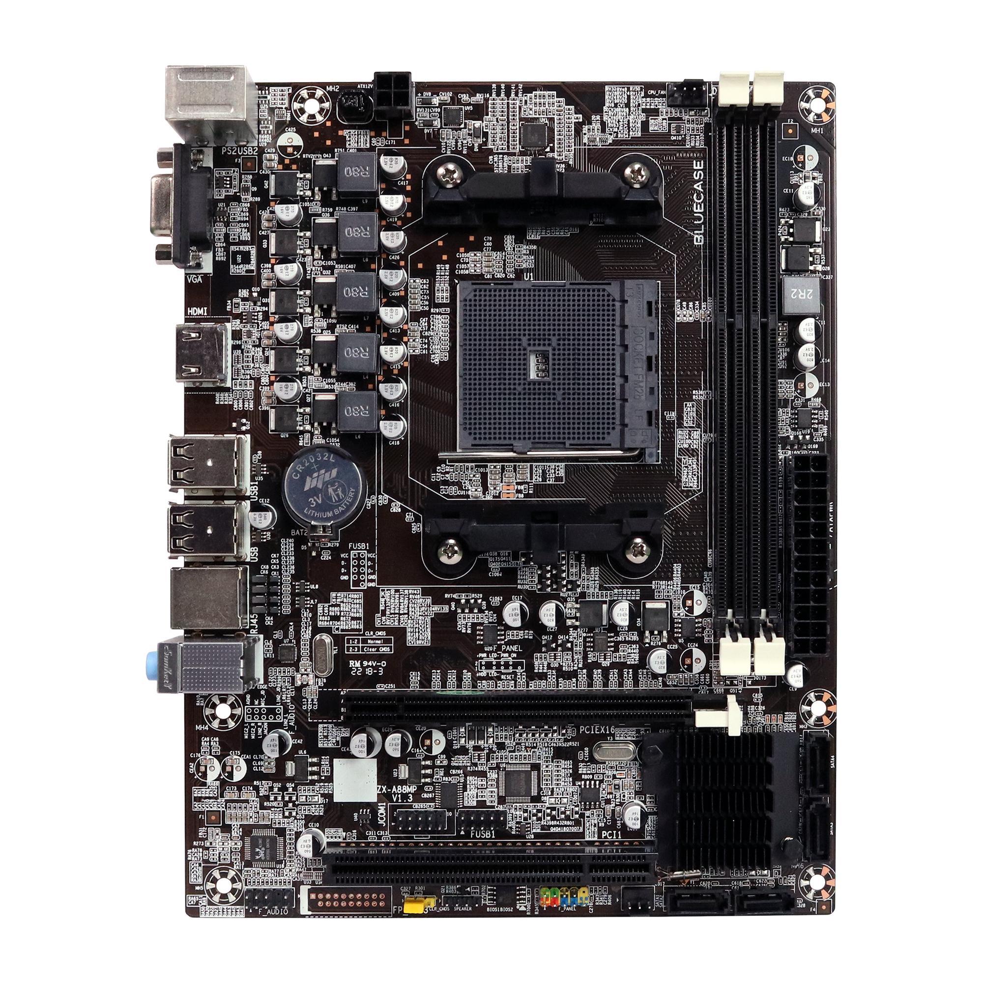 Miniatura Placa-Mae Fm2 Fm2+ Tdp 95W Sata Nvme Hdmi Vga Rede Gigabit