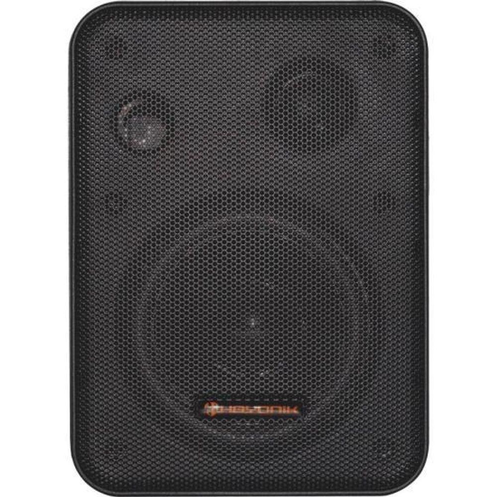 Miniatura Caixa Acústica Com Trafo 70v(10w) Ambience Line Msb60nc Preta Hayonik - Par / 2 [f003]