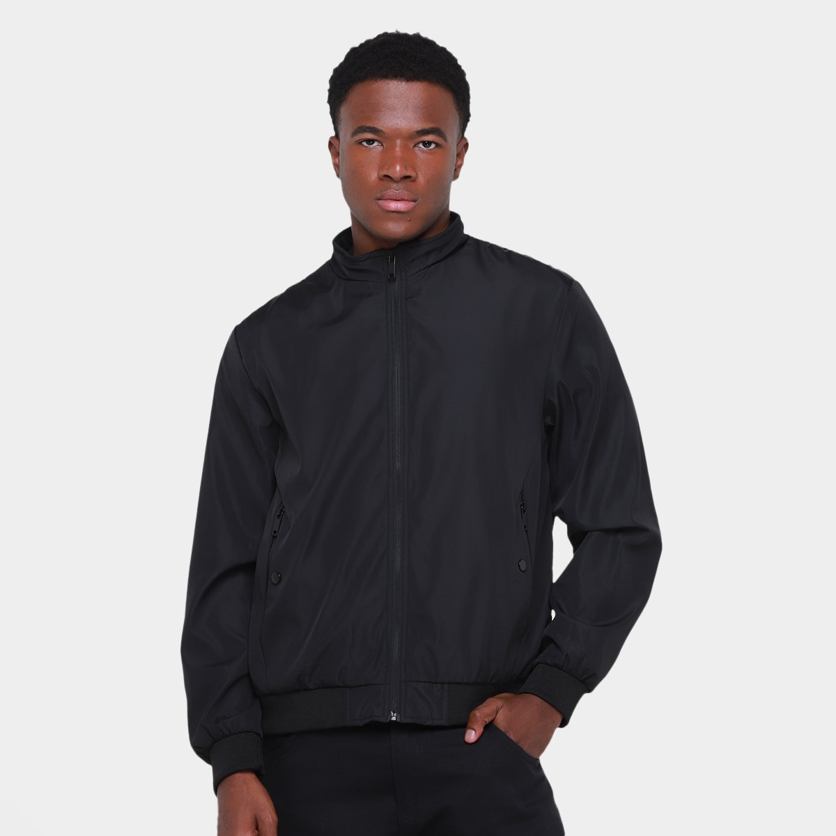 Miniatura Jaqueta Corta Vento Broken Rules Masculina Preto - G
