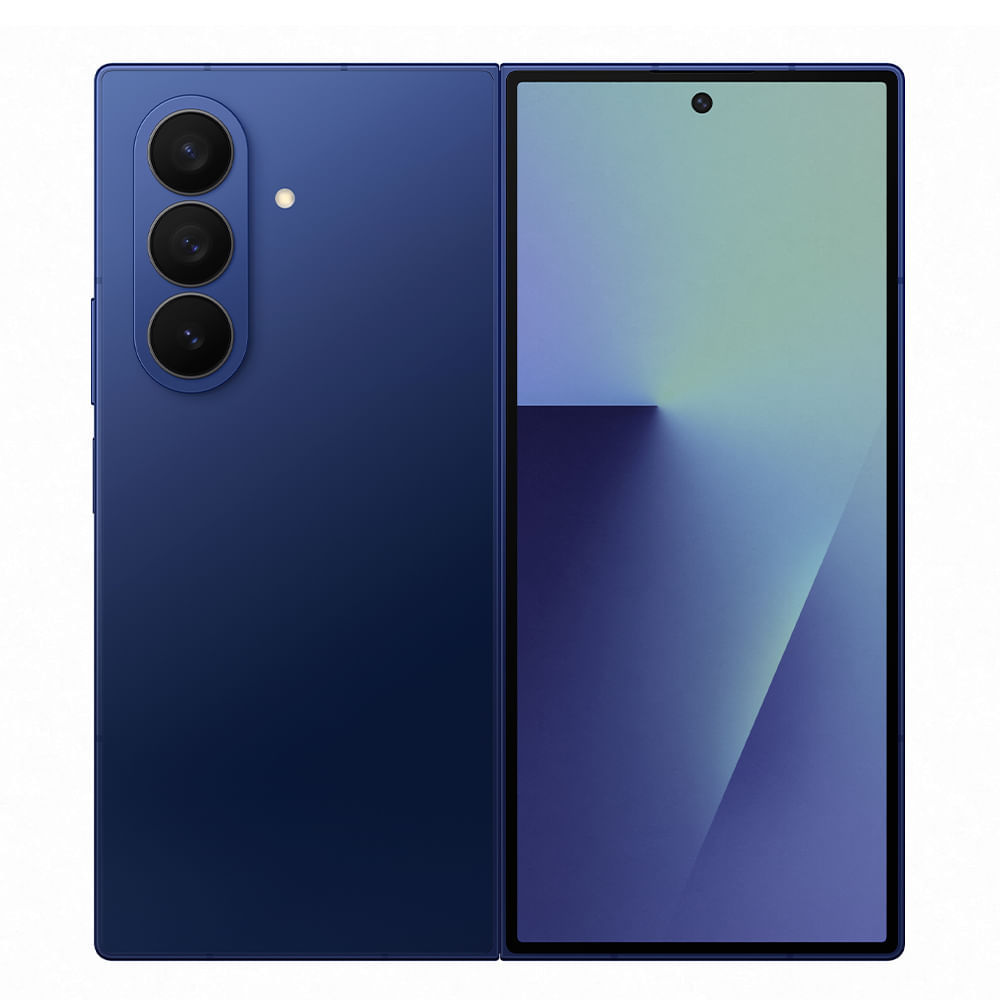 Celular Samsung Galaxy Z Fold7 5G Azul, 1TB, 16GB RAM e Câmera Tripla de 200MP + 12MP + 10MP