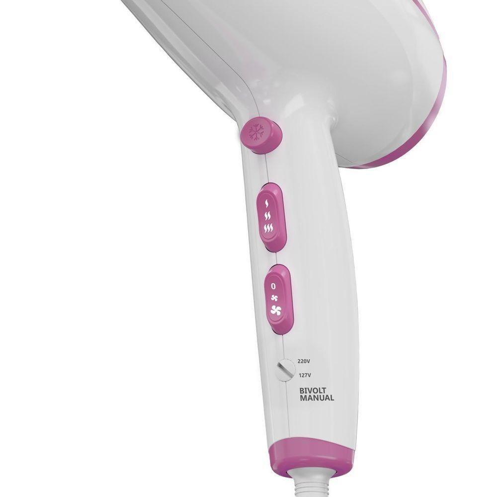Kit Britânia Bella Escova Secadora Bella01 E Secador De Cabelos Bivolt BSCE21A