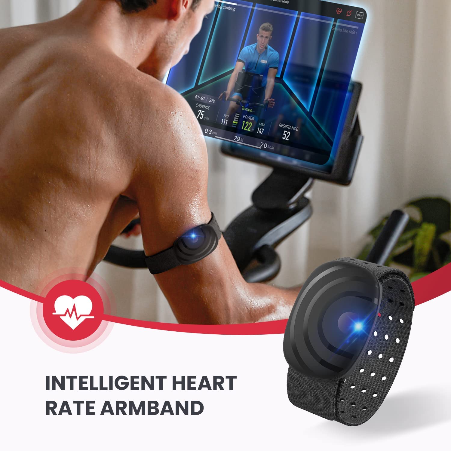 Miniatura YESOUL S3 Bicicleta Ergométrica com Suporte para Tablet Bluetooth e Monitor Cardíaco 110V
