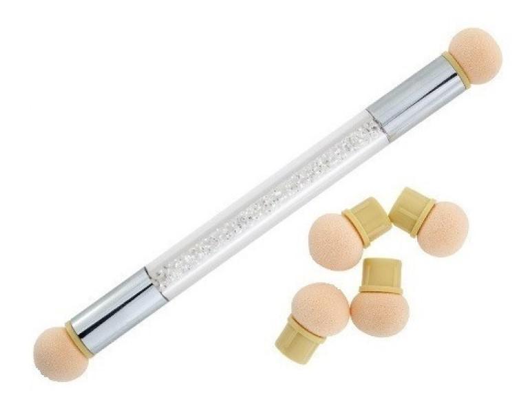 Miniatura Pincel Esfumar Unhas Degrade Nail Art Tool Baby Boomer