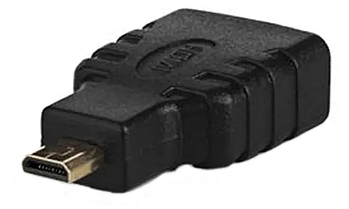 Miniatura Adaptador Micro Hdmi Macho Para Hdmi Femea