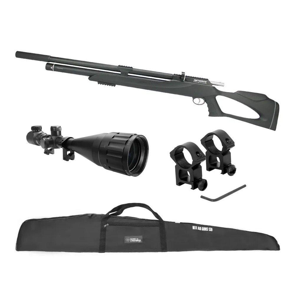 Miniatura Carabina Pressão Pcp M25 Thunder 5.5 Artemis Luneta 6-24x50