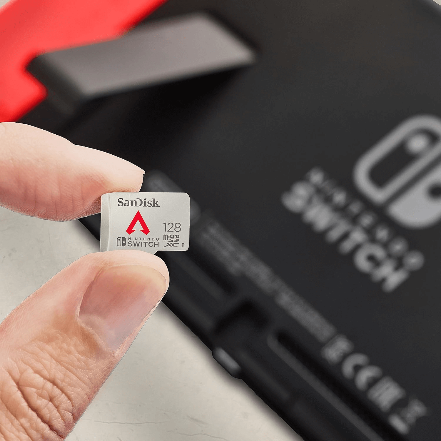 Cartão MicroSDXC 128GB SanDisk Apex Legends 100mb/s UHS-I U3 para Nintendo Switch
