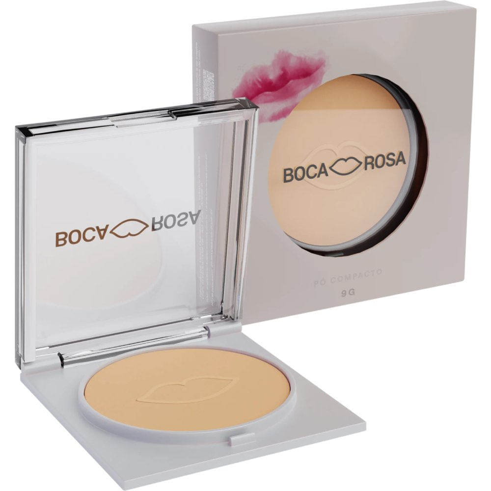 Miniatura Pó Compacto Boca Rosa Beauty Cor Br03 9g