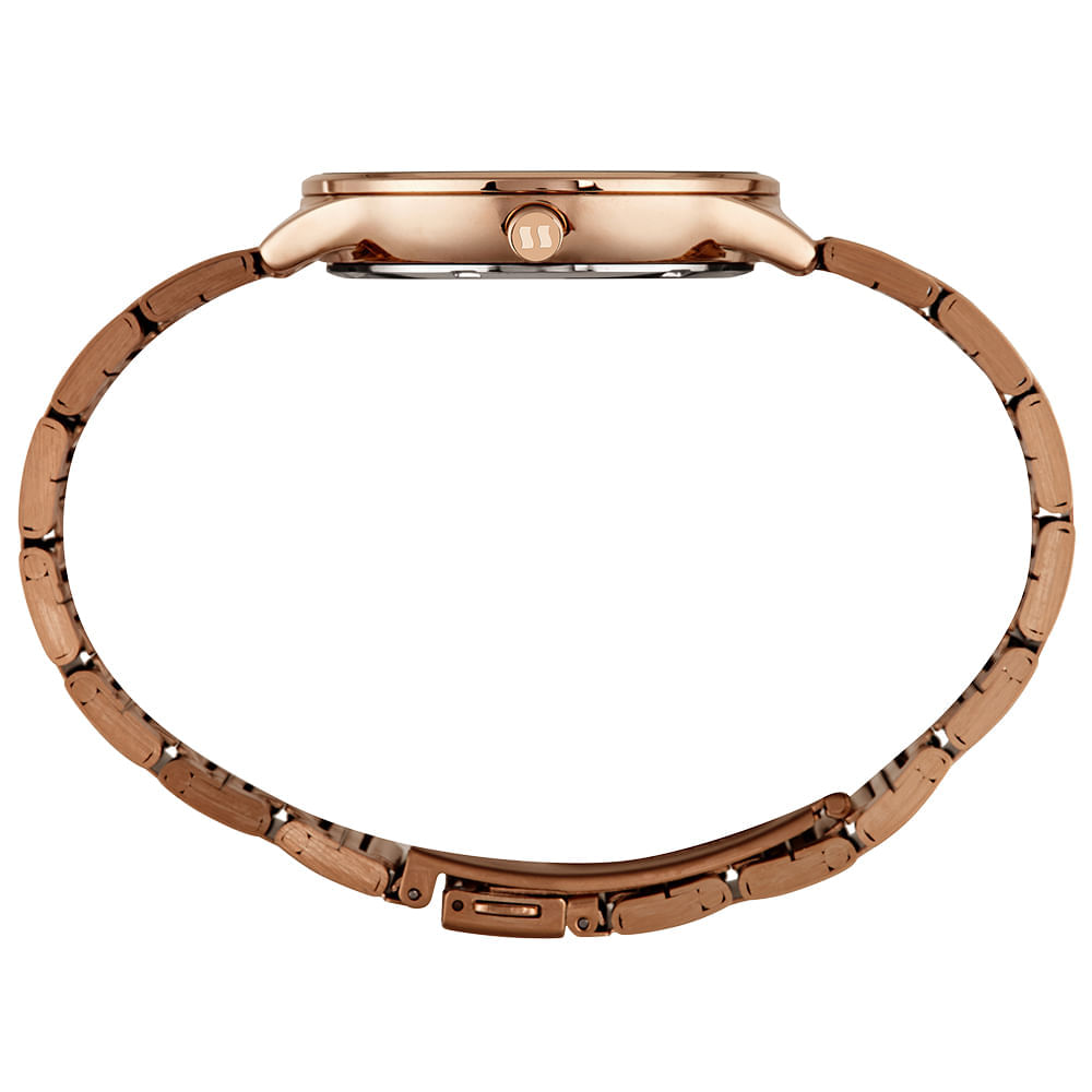Miniatura Relógio Feminino Casual Rosé