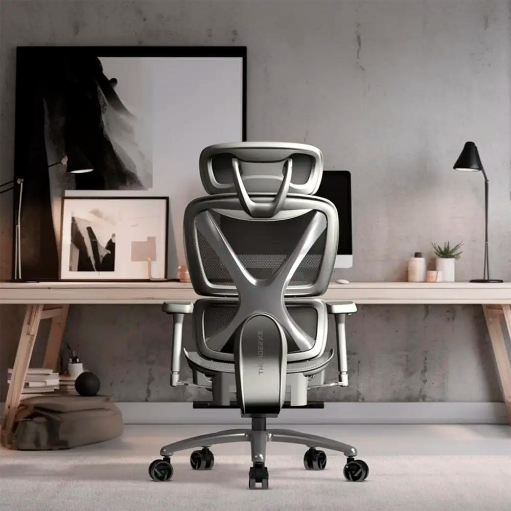 Cadeira Ergonômica ThunderX3 XTC Mesh Cinza 118-126cm