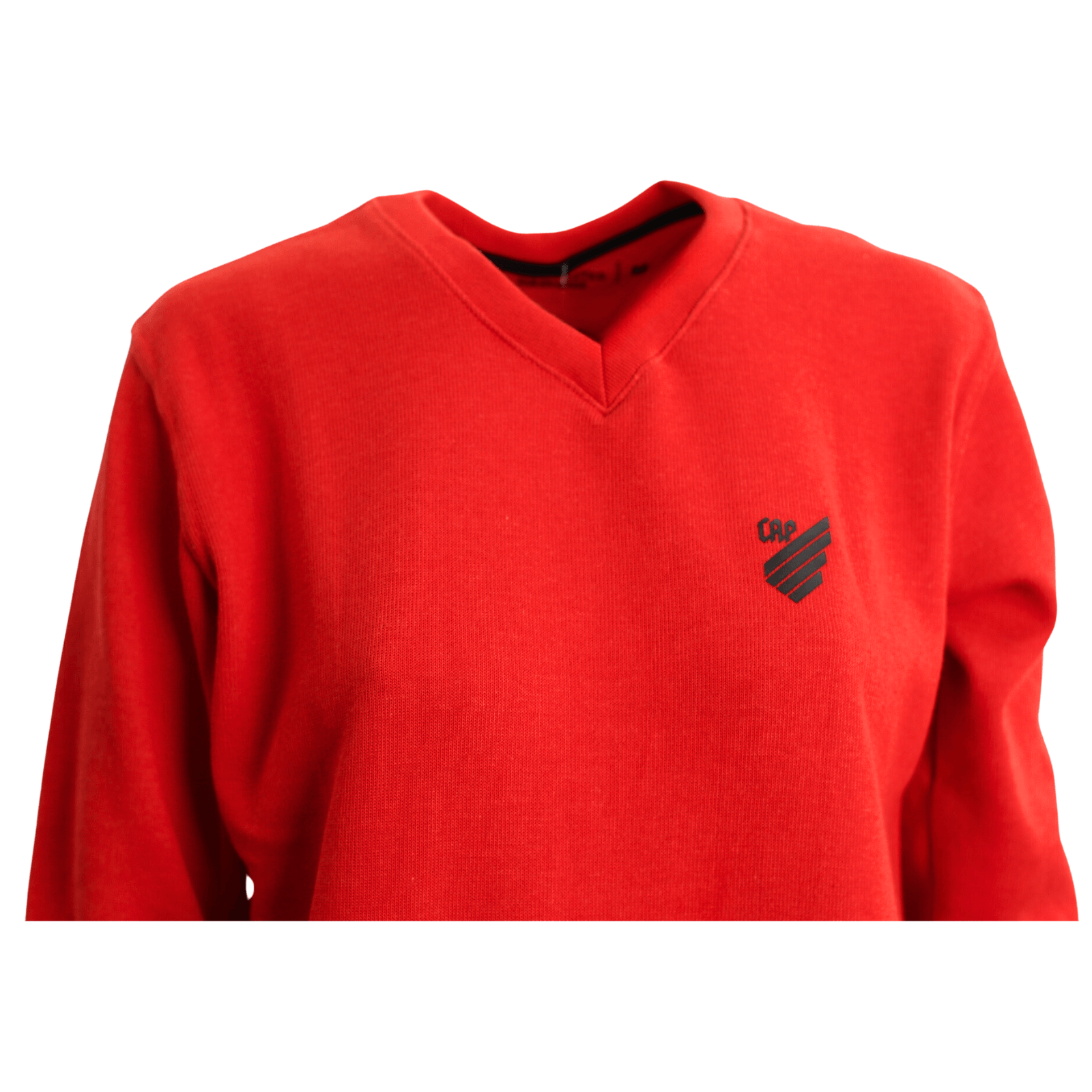 Miniatura Sueter Feminino Escudo Athletico Paranaense Gola V Vermelho TAM G