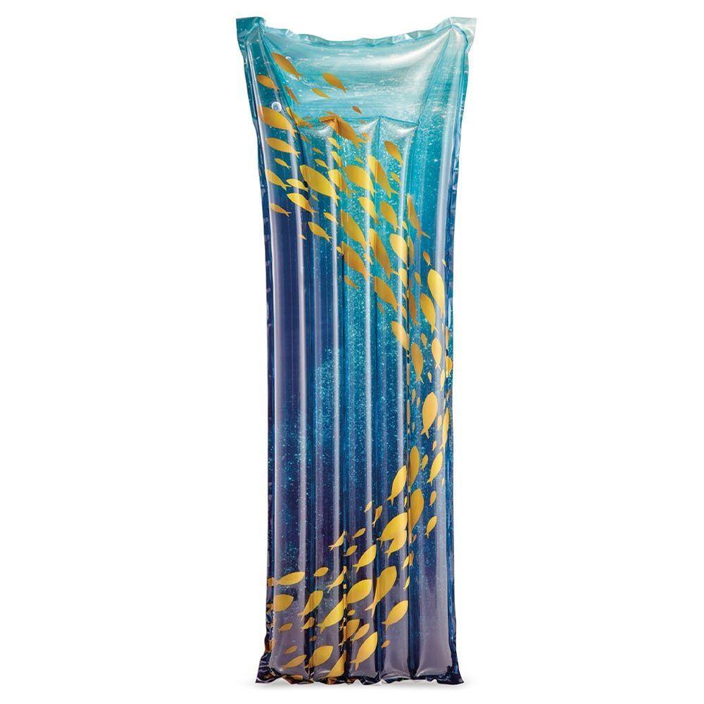 Miniatura Colchão Inflável Piscina Praia Esteira Fashion - Intex Peixinhos