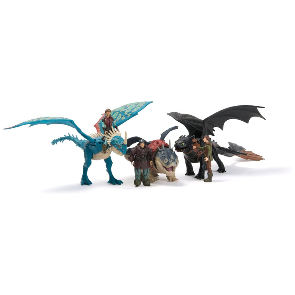 Dreamworks Dragons: Conjunto de Bonecos de Ação Deadly Nadder Astrid - Brinquedos Infantis para Meninos a partir de 4 anos