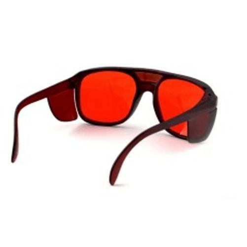 Miniatura Oculos Para Protecao Laser 532Nm Vermelho -