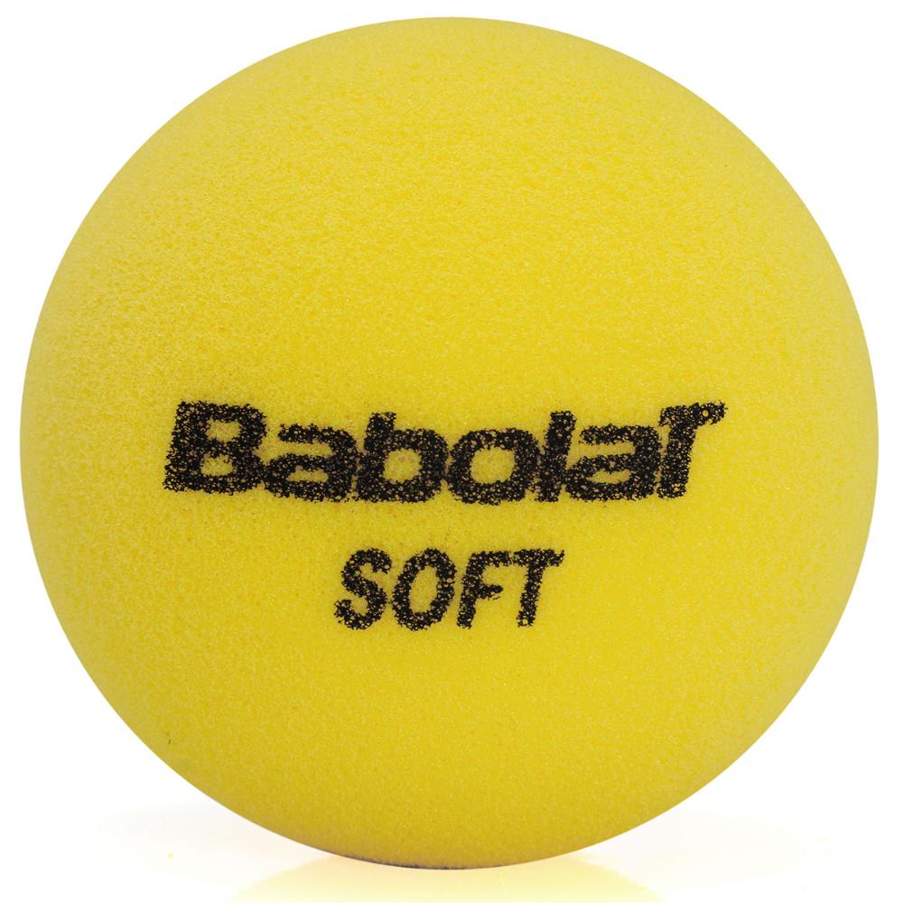 Miniatura Bola de Tênis Babolat Red Foam Stage 3 Espuma sem Pressão Amarela - Pack com 06 Unidades