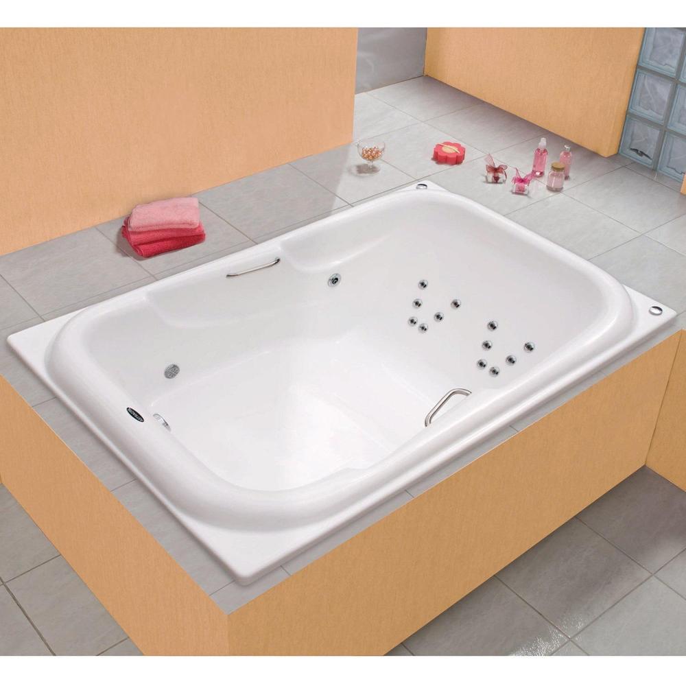 Miniatura Banheira Hidromassagem Astra Double Tahiti Super Luxo 180cmx130cmx63cm - 04 Jatos Acrílico P4 Com Aquecedor 220V