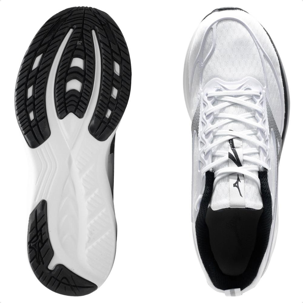 Tênis Mizuno Space 5 Masculino Branco / Preto - 47