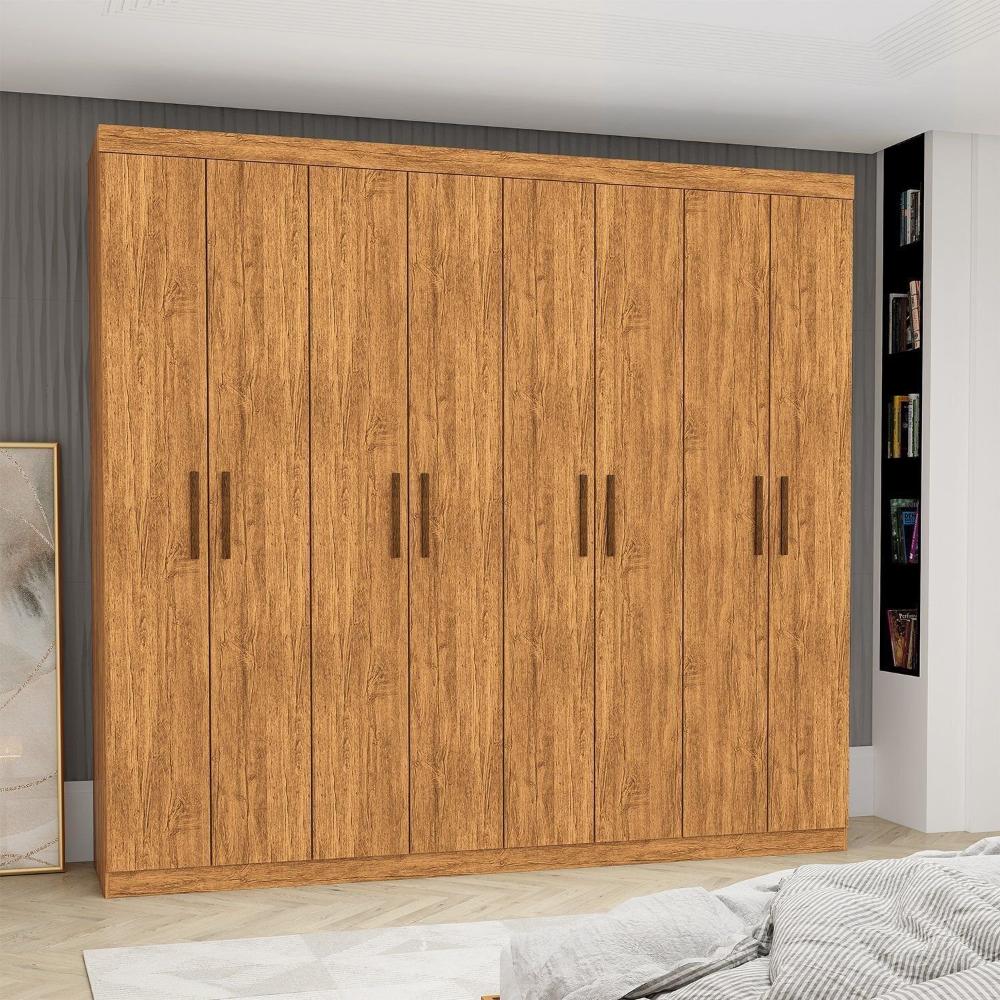 Miniatura Guarda-roupa Stanley 8 Portas 4 gavetas Cinamomo