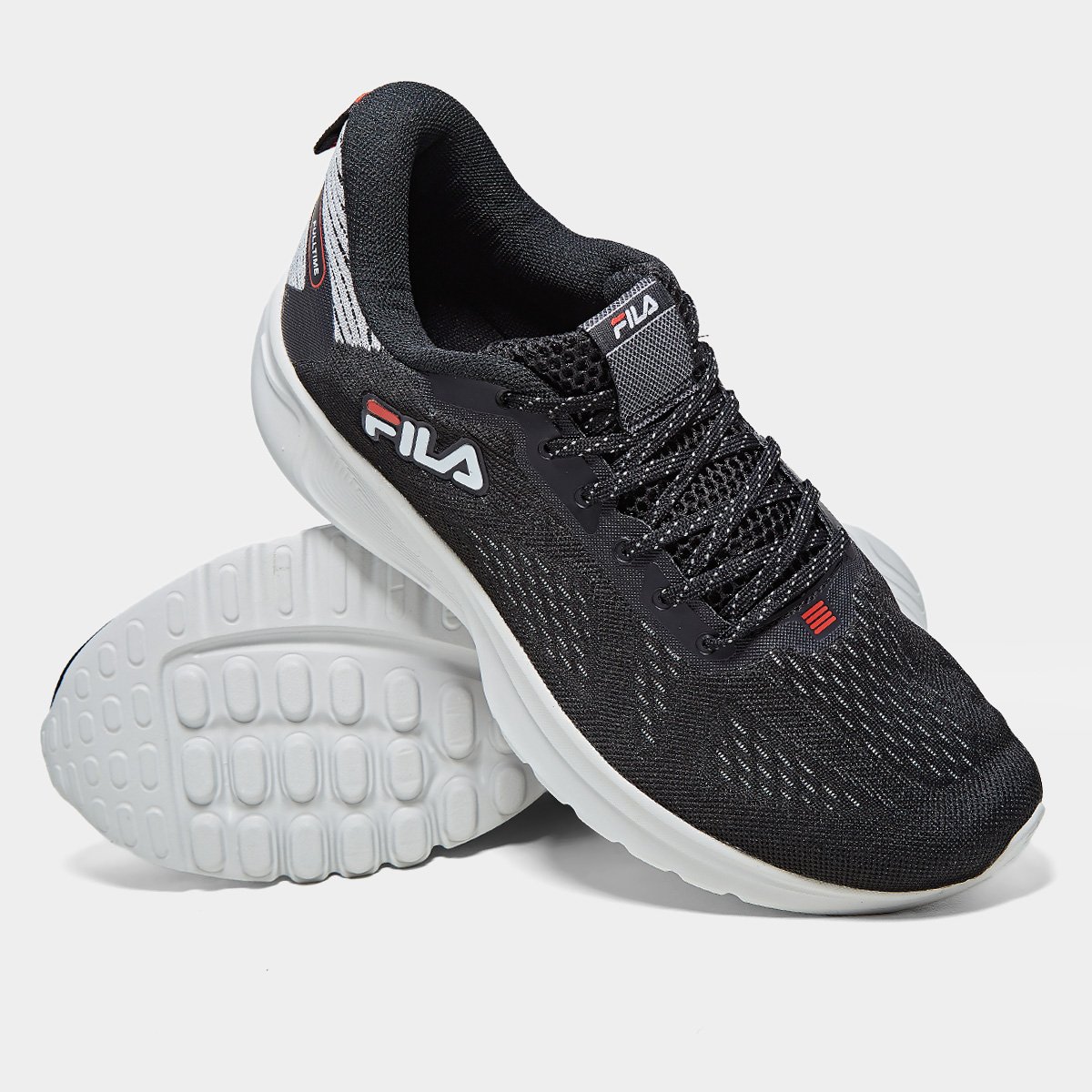 Miniatura Tênis Fila Fulltime Masculino Preto+Chumbo - 40