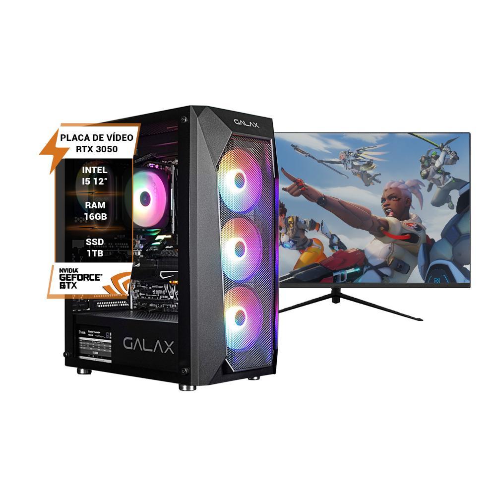 Miniatura Pc Gamer I5 12º Rtx 3050 8Gb Memória 16Gb Ddr4 Ssd 1Tb