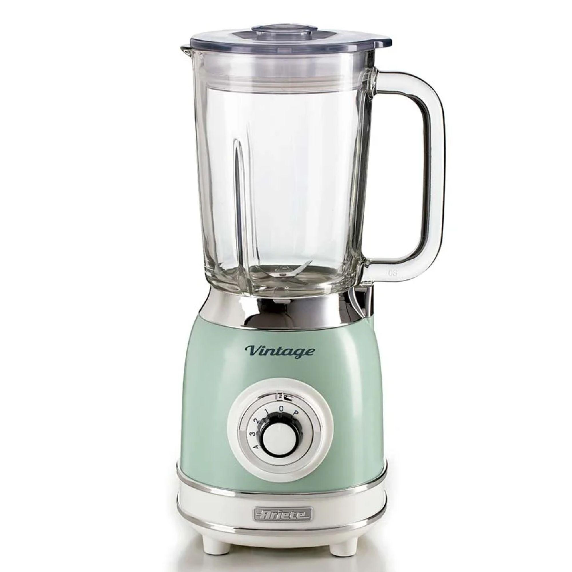 Miniatura Liquidificador Copo De Vidro Vintage Retro Verde Água 220V