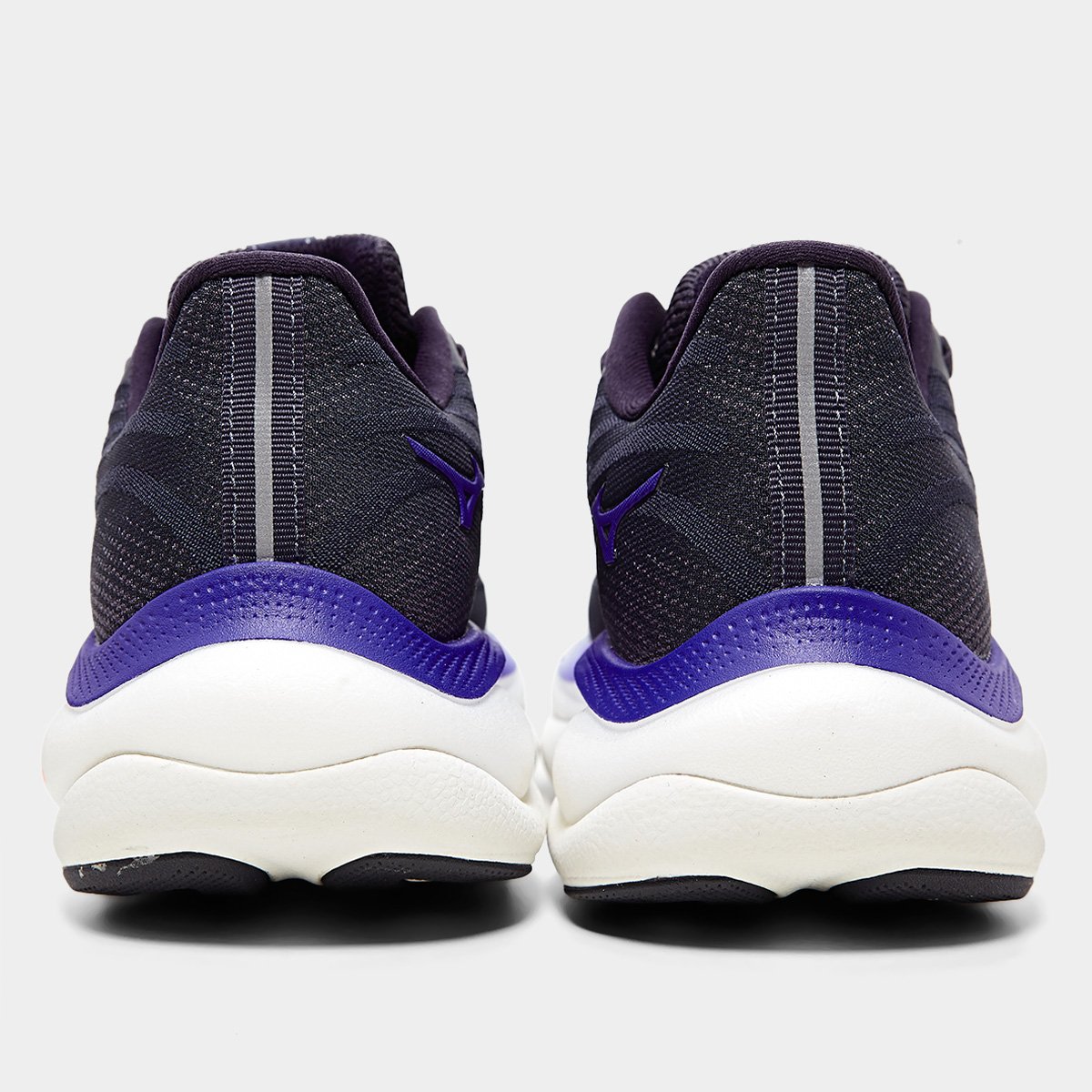 Miniatura Tênis Mizuno Wave Sky 9 Feminino Chumbo+Laranja - 34