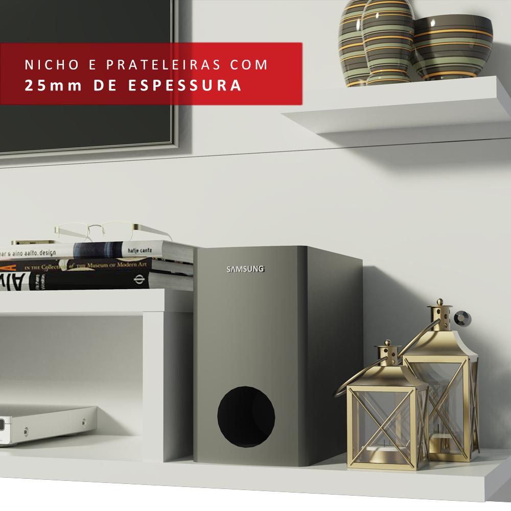 Miniatura Painel para TV até 60 Polegadas Madesa Alfa - Branco Branco