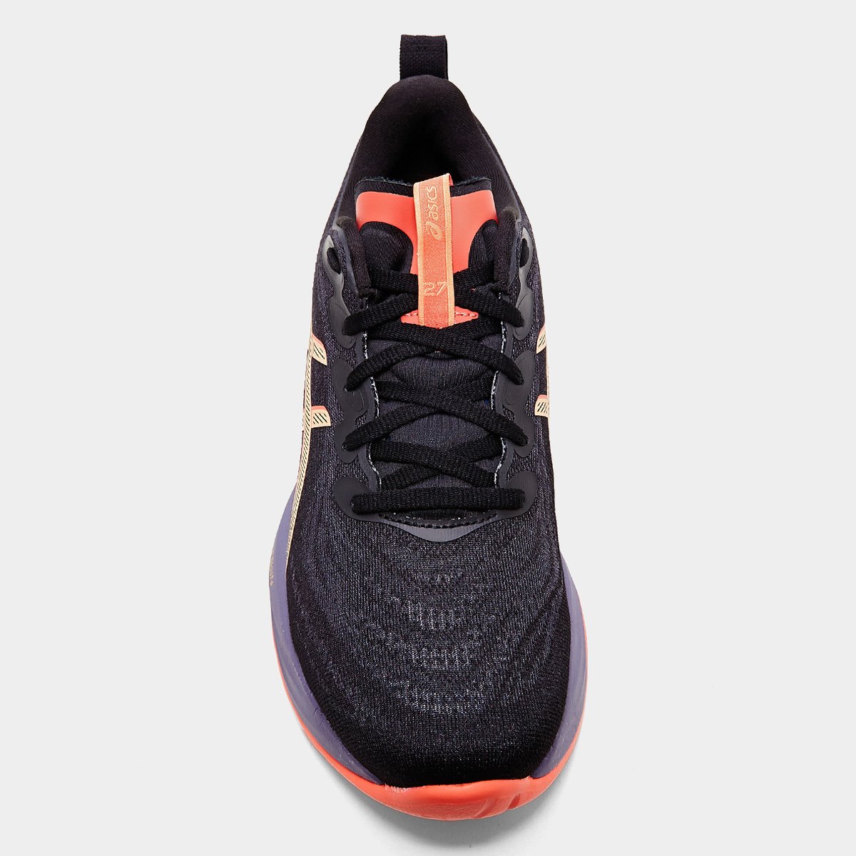 Miniatura Tênis Asics Gel-Cumulus 27 Masculino Preto+Laranja - 39