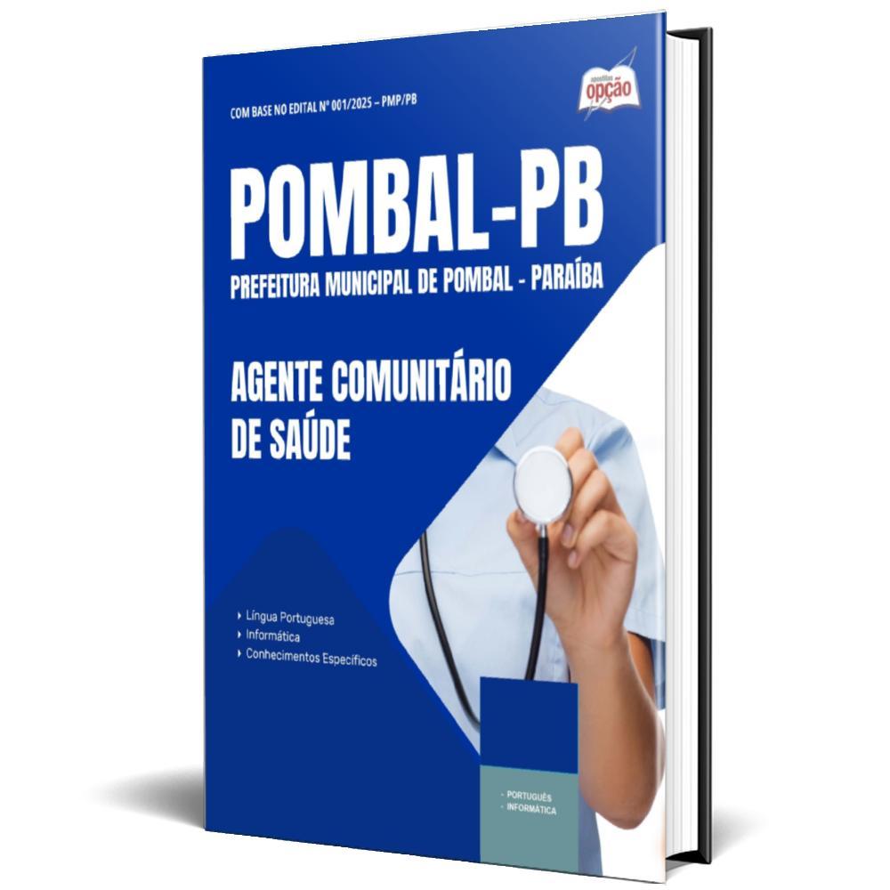 Miniatura Apostila Prefeitura Pombal Pb 2025 Agente Comunitário Saúde