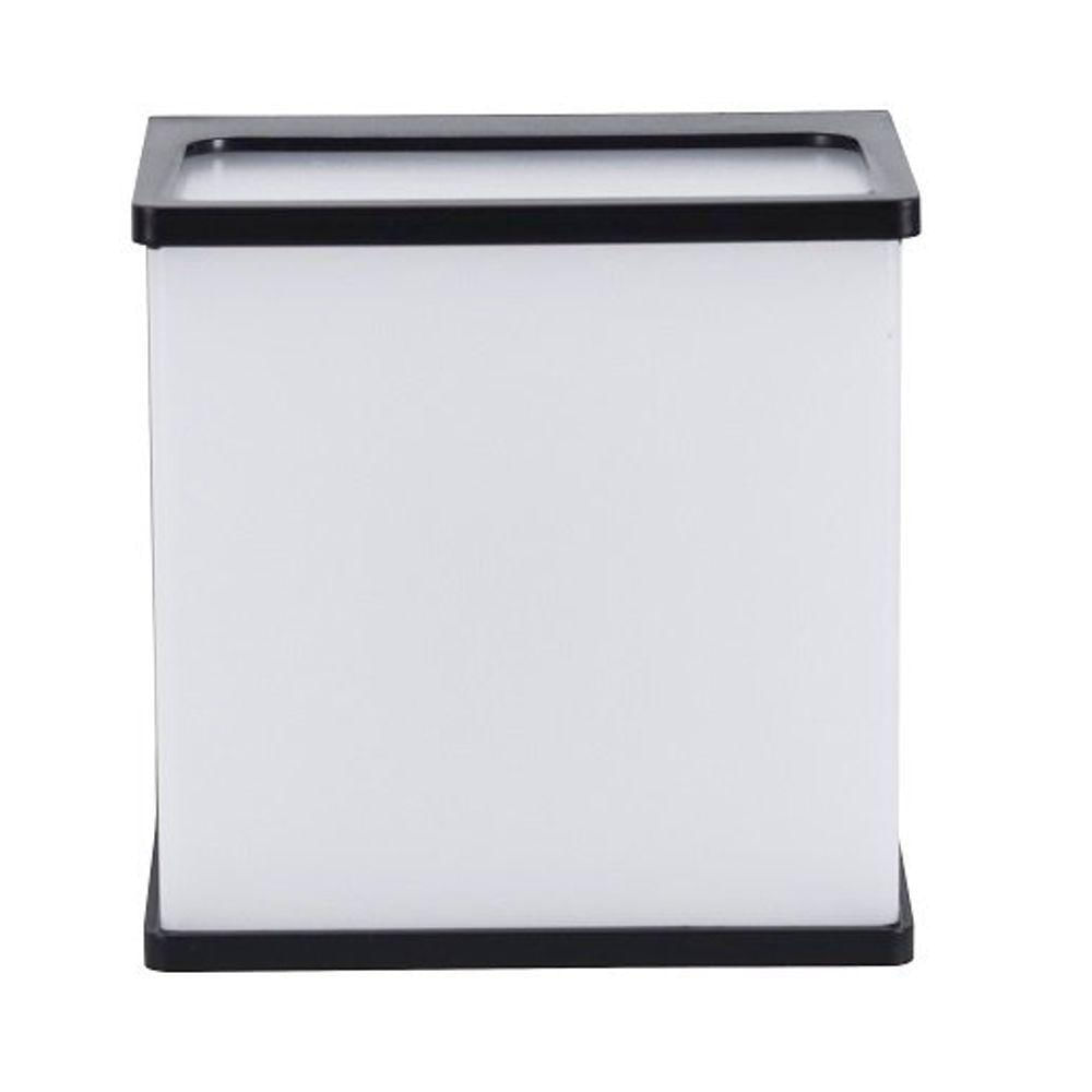 Miniatura Arandela Led 8w Hansa 3000k Preta Ip65 Bivolt Gaya