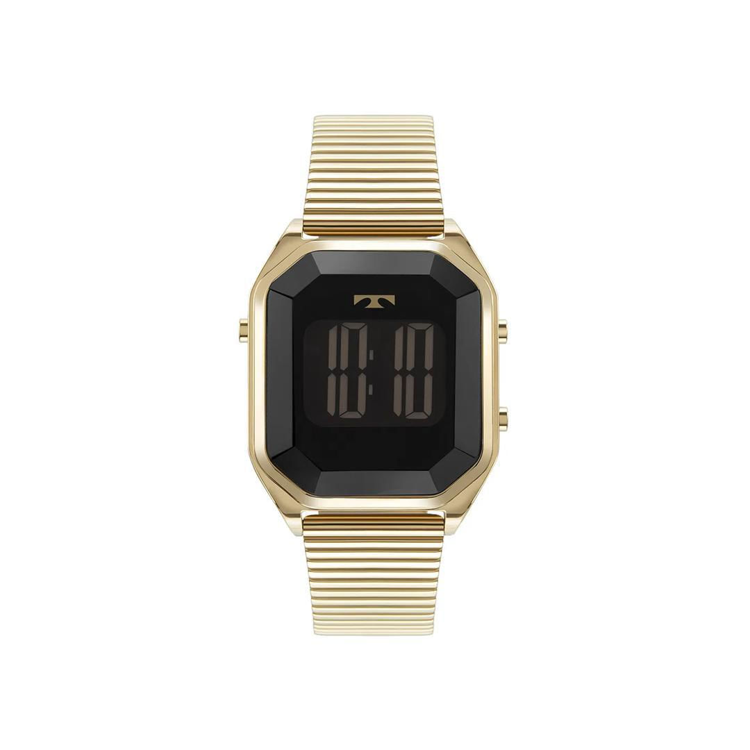 Miniatura Relógio Technos Digital Dourado Feminino Bj3927Al/1P Dourado