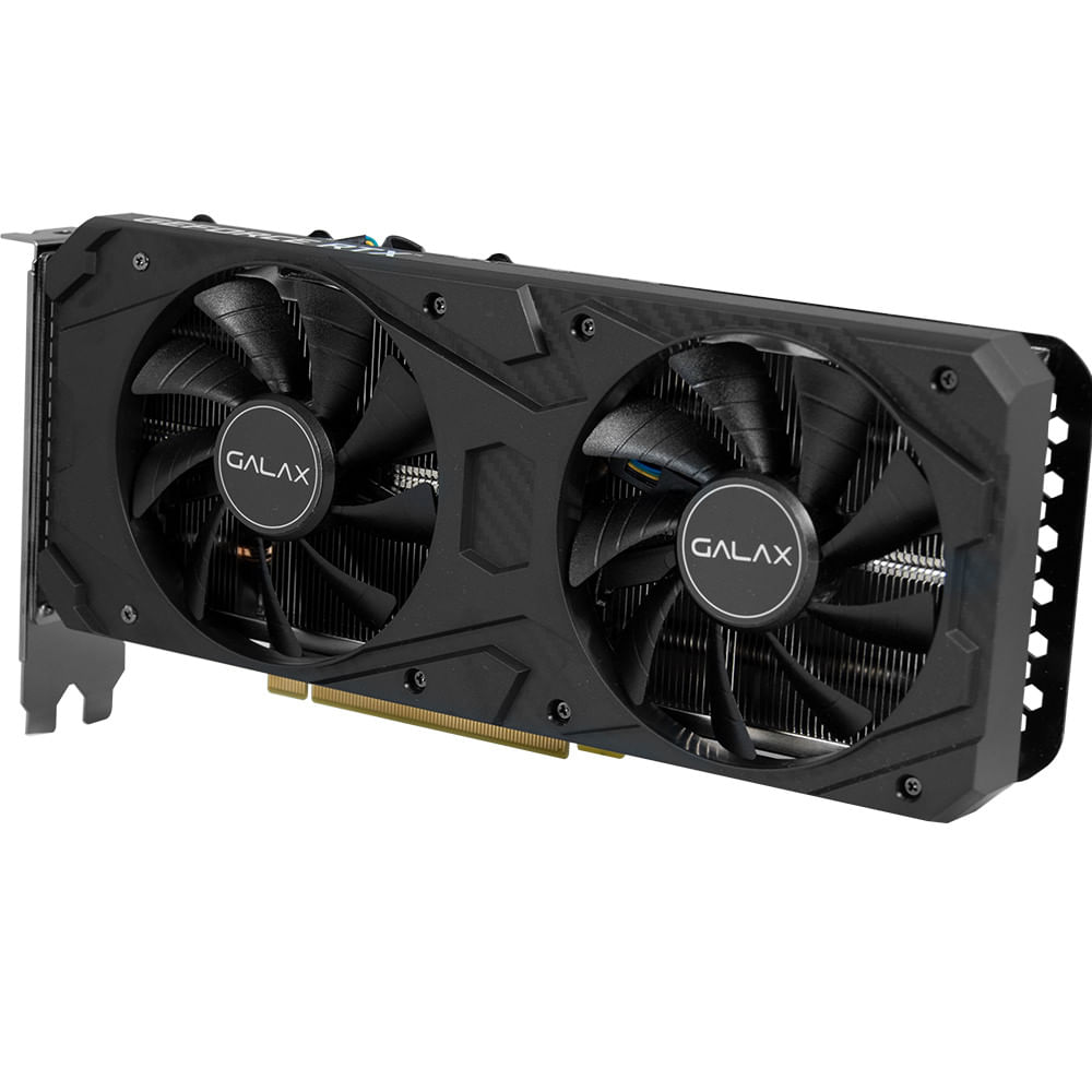 Miniatura Placa de Vídeo Galax GeForce RTX 3060 1-Click OC LHR 8GB GDDR6 192 bits - 36NSL8MD6OCC Preto