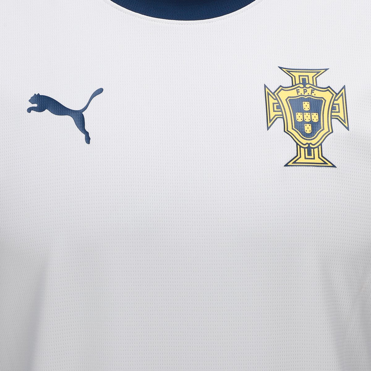 Miniatura Camisa Seleção Portugal Treino 25/26 s/n Torcedor Puma Masculina Bege - EGG