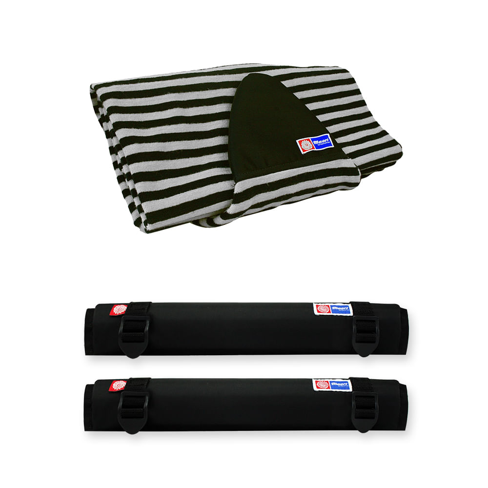 Miniatura Capa Toalha Prancha Surf Fish 6'0-6'3 com Par Tubo Espuma